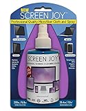 Screen Joy Computer Screen Cleaner and Microfiber Cloth - Perfect for Flat Screen TVs, Tablets, iPads, Laptops and Smartphones - A Screen Cleaner and Premium Cloth Made for Today's Modern Devices