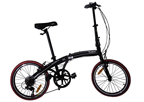 

Sueh Q1 Folding Bike Shimano 7 Speed 20 Inch Foldable Bicycle