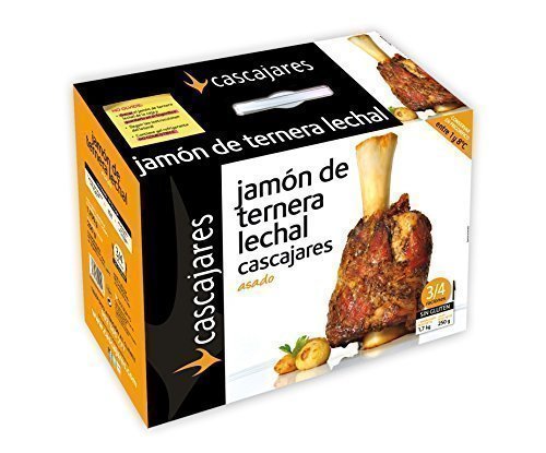 CASCAJARES - Jarretón de Ternera Lechal Asado. 1.7 kilos de Jarrete ya cocinado, listo para terminar en horno. Ideal para...