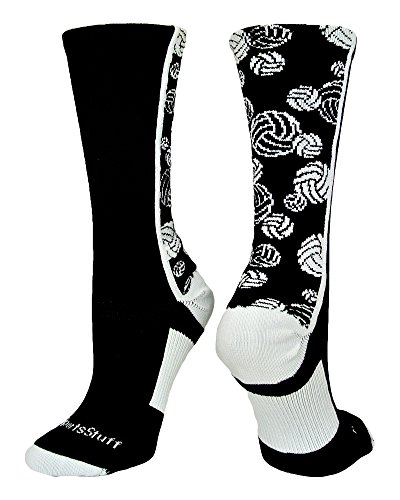 Crazy Volleyball Logo Crew Socks