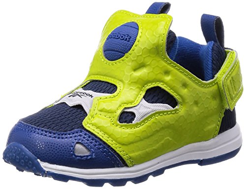 [リーボック クラシック] Reebok CLASSIC キッズスニーカー バーサ ポンプ フューリー V62993 V62993 (フェイクインディゴ/セミソーラーイエロー/ハンディブルー/スチール/ホワイト/16.0)