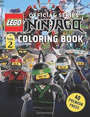Lego Ninjago Coloring Book Vol2: Funny Coloring Book With 40 Images For Kids of all ages with your Favorite " Lego Ninjago " Characters.