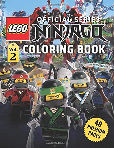 Lego Ninjago Coloring Book Vol2: Funny Coloring Book With 40 Images For Kids of all ages with your Favorite " Lego Ninjago " Characters. by BBT Coloring Book
