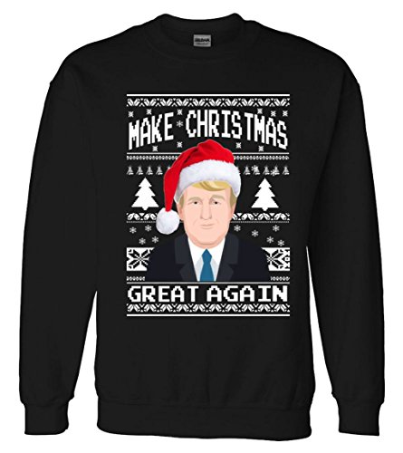 Sweater: Make Christmas Great Again Ugly Sweater Donald Trump 2016