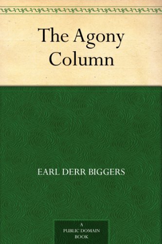 The Agony Column by Earl Derr Biggers