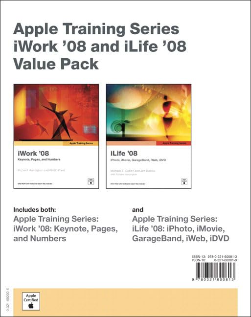 iWork 08 + iLife 08 by Richard Harrington