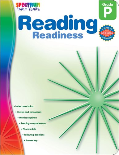 Reading Readiness, Grade PK (Early Years) by Spectrum