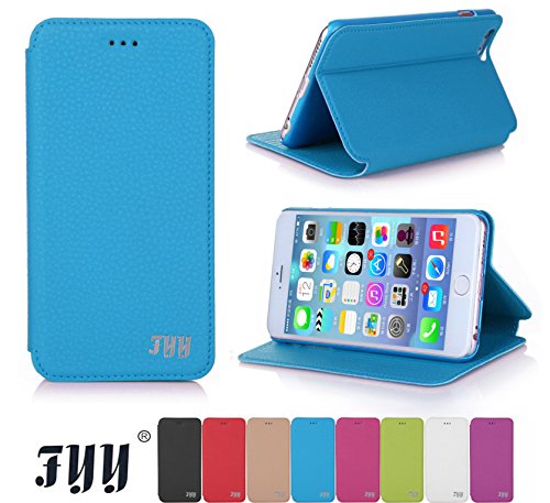 iPhone 6 Plus Case, FYY Ultra Slim Magnetic Cover Case for Apple iPhone 6 Plus Cyan