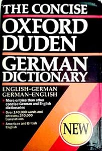 The Concise Oxford Duden German Dictionary by Michael Clark
