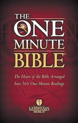 The HCSB One Minute Bible: The Heart of the Bible Arranged into 366 One-Minute Readings