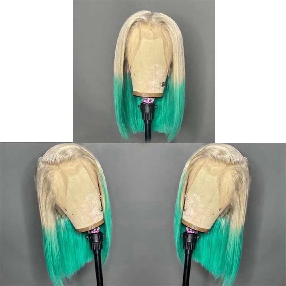 Parrucca Bob Rosa Ombre Parrucche Frontali in Pizzo per Capelli Umani 13X4 Parrucche Bob Lisce Hd Parrucca Blu Viola per Capelli Umani Grigio9 A Rosa 16 Pollici#360 Parrucca Frontale 180_voghion.com