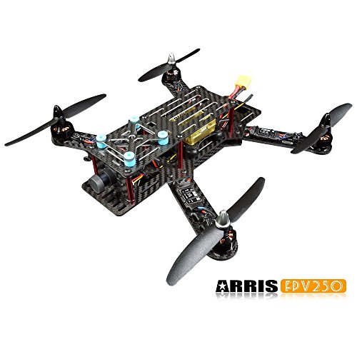 ARRIS FPV250 FPV 250 Mini RC Racing Drohne, Karbon, Quadcopter, aufgebaut