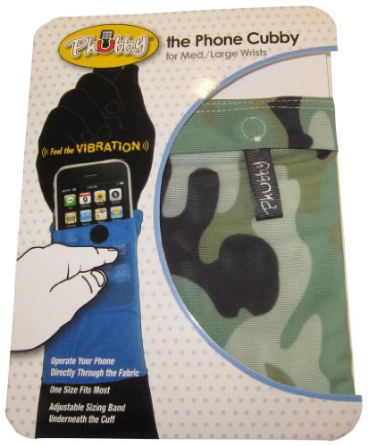 

Phubby - the active wearWrist Cubby / Arm Wallet for cell Phone / iPod / PDA with 'touch' technology