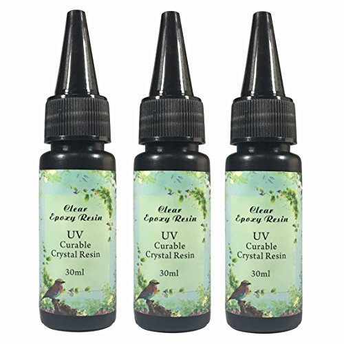 Algopix Similar Product 20 - UV Epoxy Resin Jewelry Making Kit Clear
