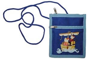 ALLY-MAGIC Regenbogen Brustbeutel Für Kinder - Dreifach Gefaltete Geldbörse Mit Umhängeband