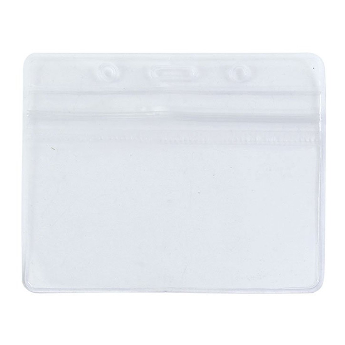 

TOOGOO(R) 2 x Clear PVC Waterproof Horizontal Exhibition ID Name Card Badge Holders