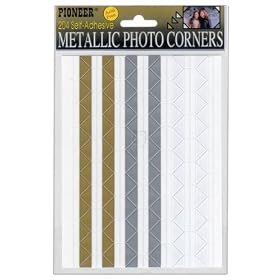 204 METALLIC PHOTO CORNERS - Photo Album