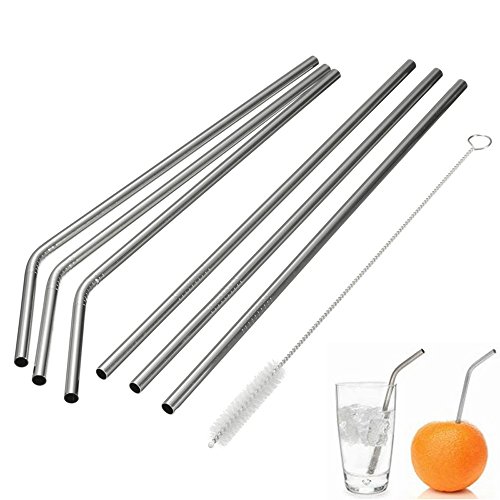 Algopix Similar Product 1 - MIXIAO Stainless Steel Drinking Straws