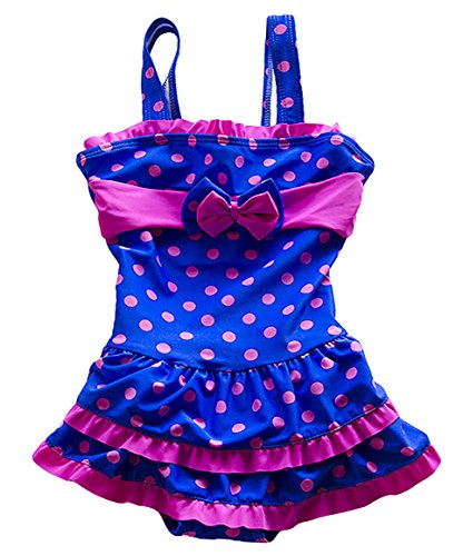 Aivtalk Baby Girls Toddler Bathing Suit Polka Dot One Piece Swimsuit Swimwear