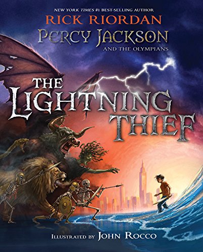 Percy Jackson and the Olympians The Lightning Thief Illustrated Edition by Rick Riordan