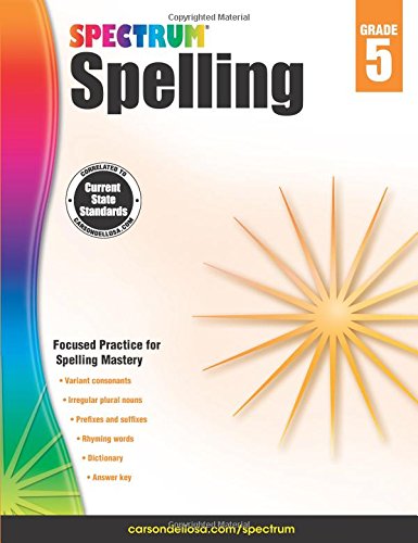 Spectrum Spelling, Grade 5 by Spectrum 
			
			
		
		
		
       	 
       		
       			(Compiler)