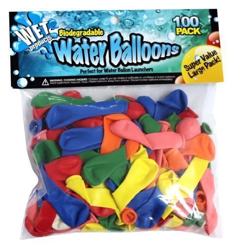 Biodegradable Water Balloons 100 Pack (3)