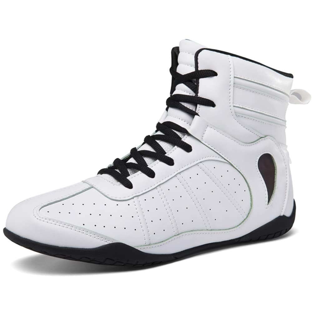 Mens Womens Boxing Boots Fashion Boxers Fitness Sneakers Breathable Sparring Trainers Mesh Wrestling Athletic Shoes_vogvips.com