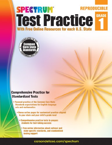 Test Practice, Grade 1 by Carson-Dellosa Publishing