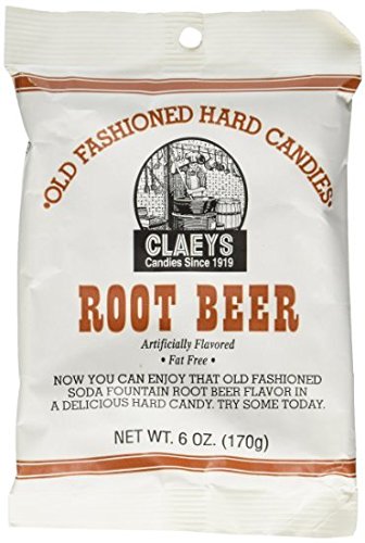 Claeys Candy Full Flavor List (Root Beer, 6 oz)