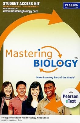 MasteringBiology with Pearson eText Student Access Code Card for Biology: Life of Earth with Physiology (9th Edition)