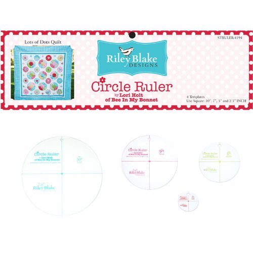 

Lori Holt Circle Ruler Kit 10'' 7'' 5" 2.5"