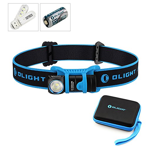 OlightHNovaCreeXM LLEDLumensHeadlampswithCRABatteryandSKYBENUSBLight