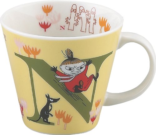 k40477 New Moomin initial Mug cup [ N ] MM630-11N Made in Japan | eBay