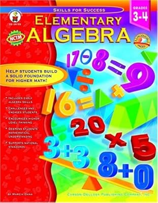 Elementary Algebra Grades 3-4 (Skills for Success Series)