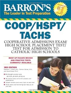 Barron's COOP/HSPT/TACHS, 3rd Edition by Kathleen Elliott  M.A.