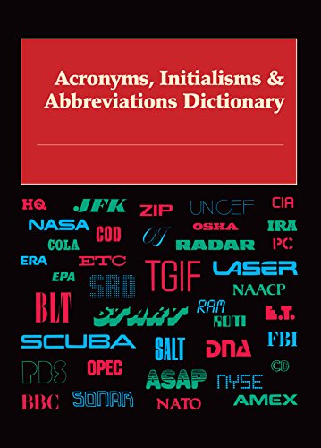 Acronyms, Initialisms &amp; Abbreviations Dictionary by Gale 
			
			
		
		
		
       	 
       		
       			(Editor)