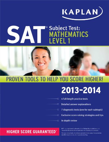 Kaplan SAT Subject Test Mathematics Level 1 2013-2014 (Kaplan Test Prep) by Kaplan