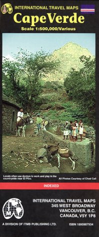 Cape Verde Map by Jack Joyce