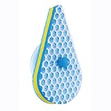 マーナ 掃除の達人 凸凹面ブラシスポンジ 収納用吸盤付き