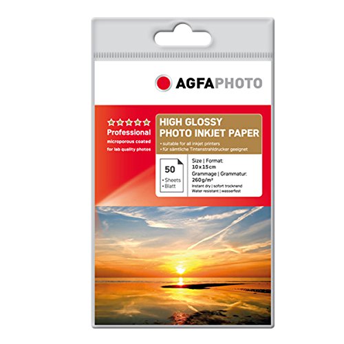 Algopix Similar Product 18 - Agfa 10x15cm 260gsm Professional Heavy