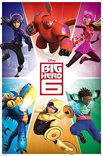 

Disney Big Hero 6 Character Explosion Maxi Poster 61x91.5cm
