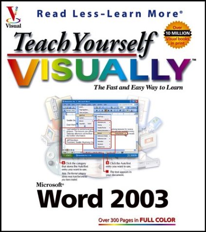 Teach Yourself VISUALLY Word 2003 by Ruth Maran
