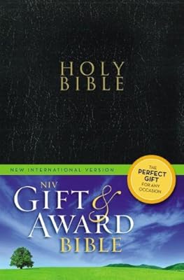 NIV, Gift and Award Bible, Imitation Leather, Black