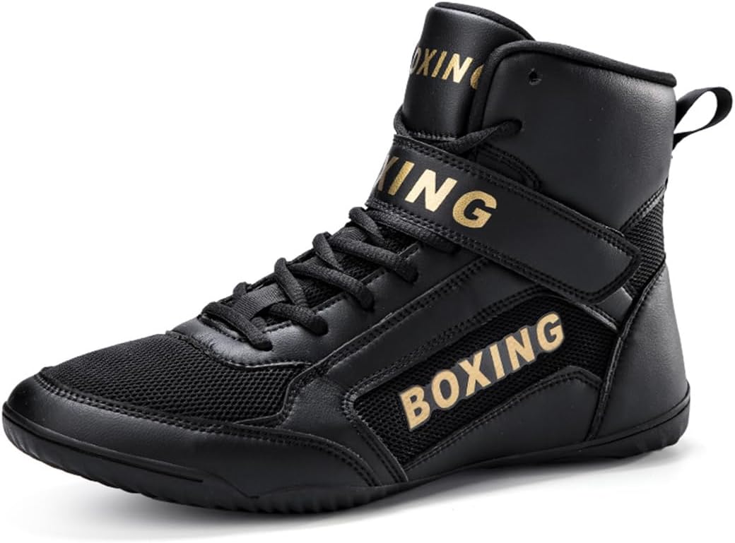 Unisex Wrestling Boxing Sneakers, Youth Bodybuilding Kickboxing Fitness Shoes Lightweight Cross-Trainer Sneakers For Men And Women_vogvips.com