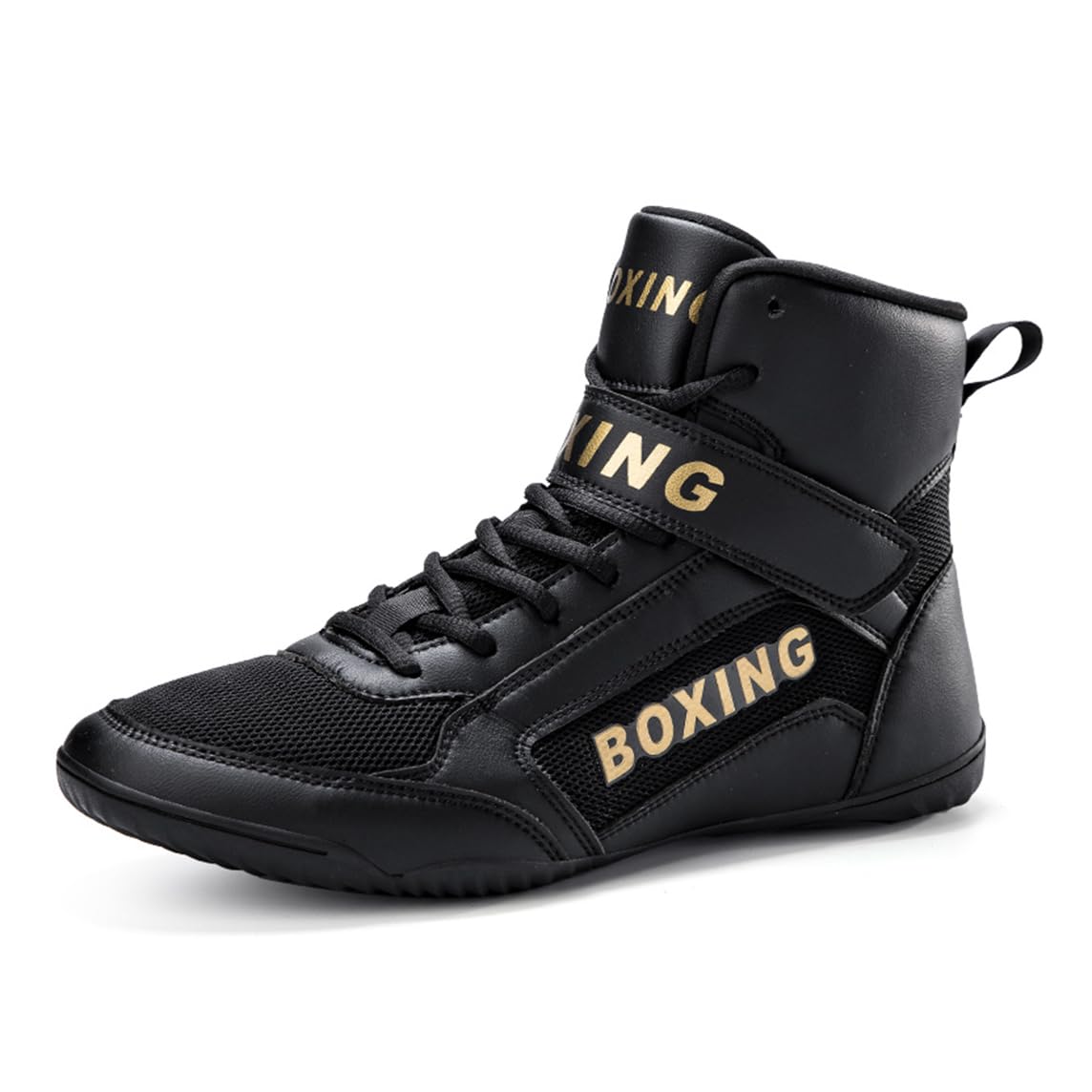 Unisex Wrestling Boxing Sneakers, Youth Bodybuilding Kickboxing Fitness Shoes Lightweight Cross-Trainer Sneakers For Men And Women_vogvips.com
