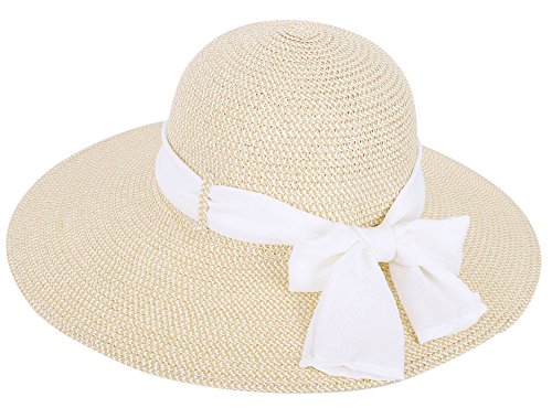 Algopix Similar Product 2 - Straw Hat Womens Wide Brim Summer
