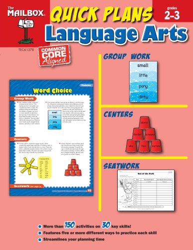 Quick Plans Language Arts by The Mailbox Books Staff