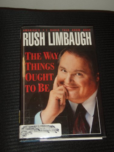 The Way Things Ought to Be (G K Hall Large Print Book Series) by Rush Limbaugh