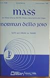 Mass (Keyboard/vocal score(SATB))