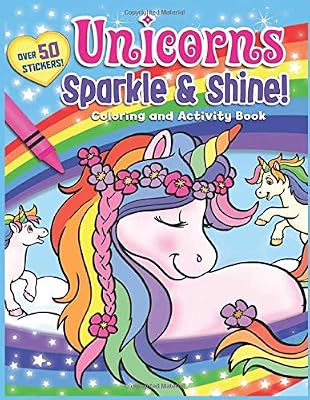 Unicorns Sparkle & Shine! Coloring and Activity Book